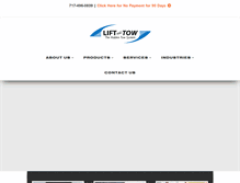 Tablet Screenshot of liftandtow.com